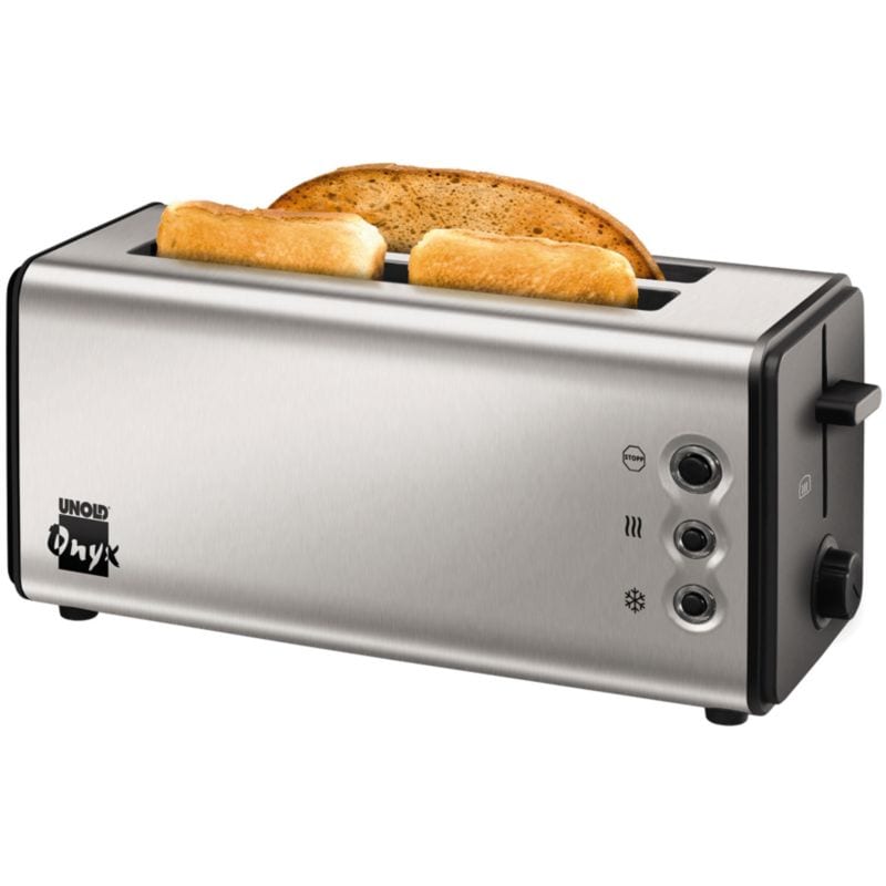 Unold AG Unold 38915 Onyx Duplex Doppel-Langschlitz-Toaster Edelstahl
