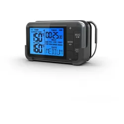 Tarrington House Grillthermometer, Edelstahl/ABS-Kunststoff/TPE, 11 x 4 cm, drahtlos, magnetisch, schwarz