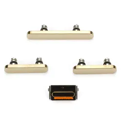 Seitentasten-Set, passend für iPhone 12 Pro, gold