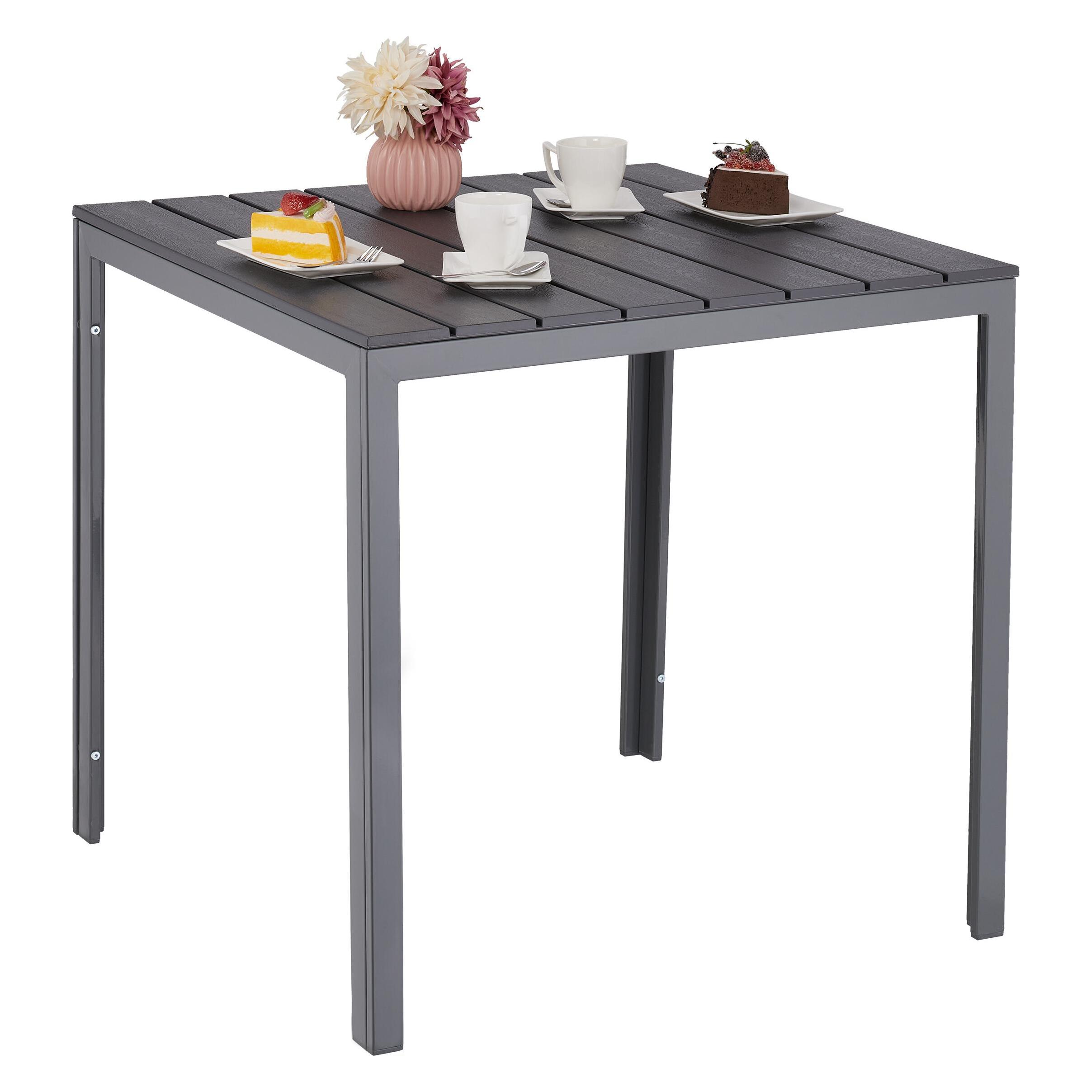 Relaxdays Gartentisch (78 x 78 x 74 cm) (4052025457259)