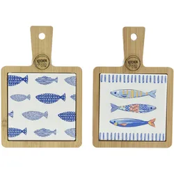 Schneidebrett FISCHE (LBH 18x12x1 cm) - LBH 18x12x1 cm
