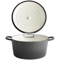 APS Kochtopf mit Deckel "5 STARS", Pfanne + Kochtopf, Grau