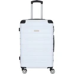 Nowi Rhodos 4 Rollen Trolley 68 cm, Koffer, Weiss