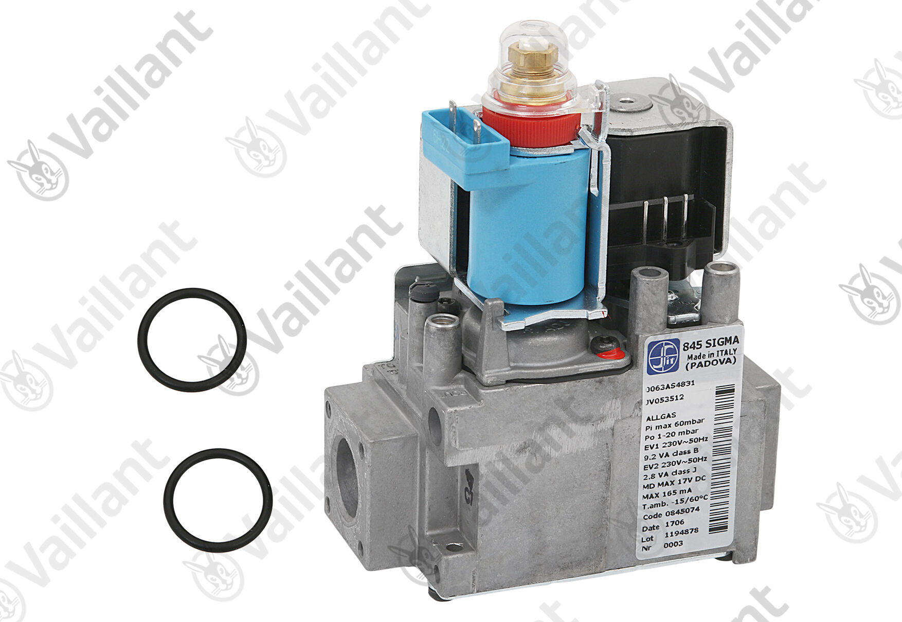vanne de gaz Vaillant match0 no. 053519