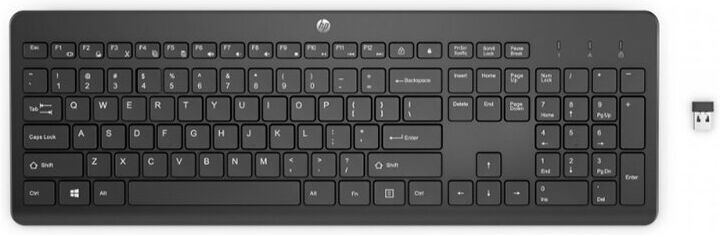 TECLADO HP 230 PRETO WIRELESS