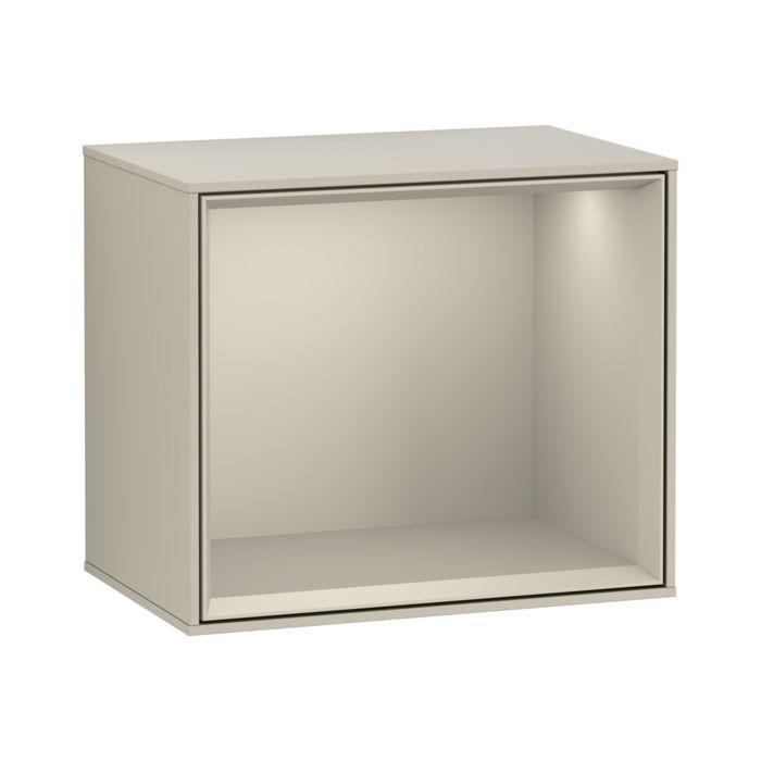 Villeroy und Boch Finion Regalmodul F590HHHH 41,8x35,6x27cm, Ladestation, Regal Sand Matt, Sand Matt Lacquer
