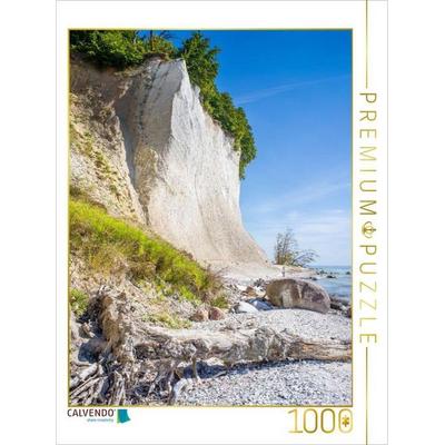 CALVENDO Puzzle Insel Rügen - Kreidefelsen nördlich von Sassnitz | 1000 Teile Lege-Größe 64 × 48 cm Foto-Puzzle für glückliche Stunden