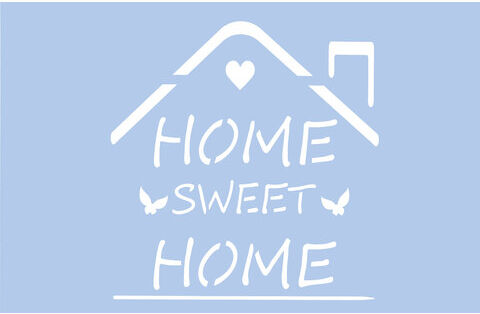 buttinette Schablone "Home", 59 x 39 cm