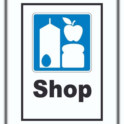 HB-Druck Shop Schild A6 (105x148mm)