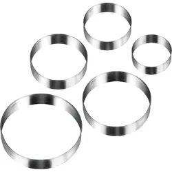 6x Metaltex Ausstecher Set, Ausstechformen, Grau