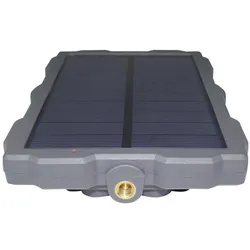 Berger & Schröter Wildcam 31884 Solar-Ladegerät (Kamera Akku Ladegerät), Kamera Stromversorgung, Grau