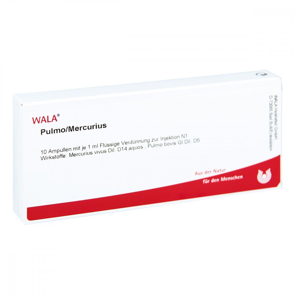 WALA Heilmittel GmbH Pulmo/ Mercurius Ampullen 02086514