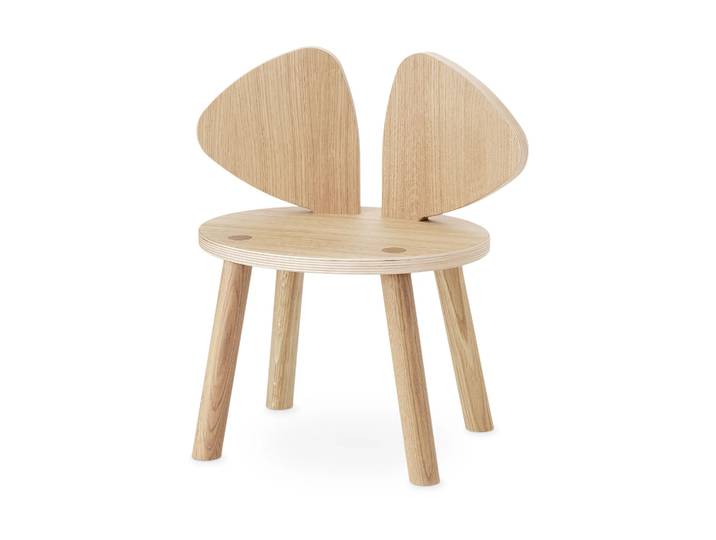 Nofred Chaise d enfant Mouse Chair Chêne'