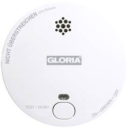 Gloria R1 Rauchwarnmelder Mini batteriebetrieben (Ø x H) 100 mm x 33 mm 002518.5000