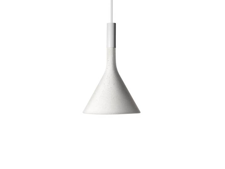 Foscarini Suspension Aplomb Mini blanc, bianco béton