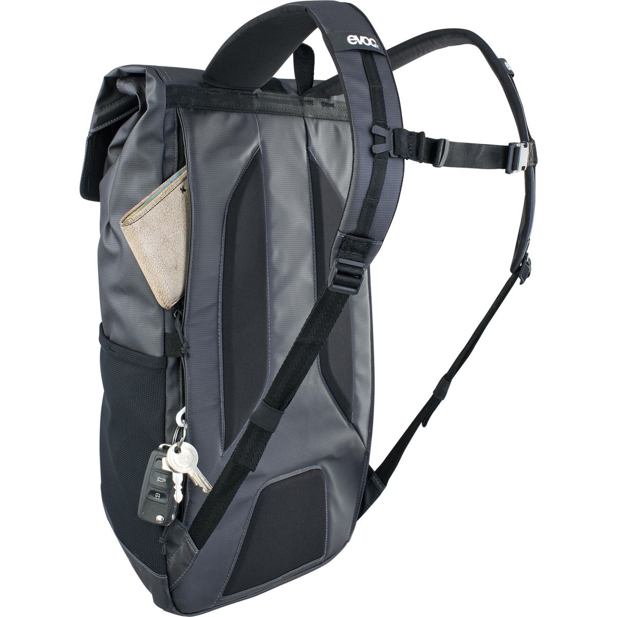 EVOC Duffle Backpack 16 carbon grey - black (123) One Size 401312123