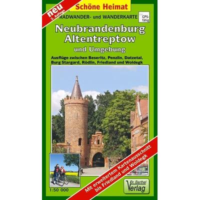 Radwander- und Wanderkarte Neubrandenburg, Altentreptow und Umgebung, Sonstige von Verlag Barthel, Barthel, A, 978-3-89591-197-2