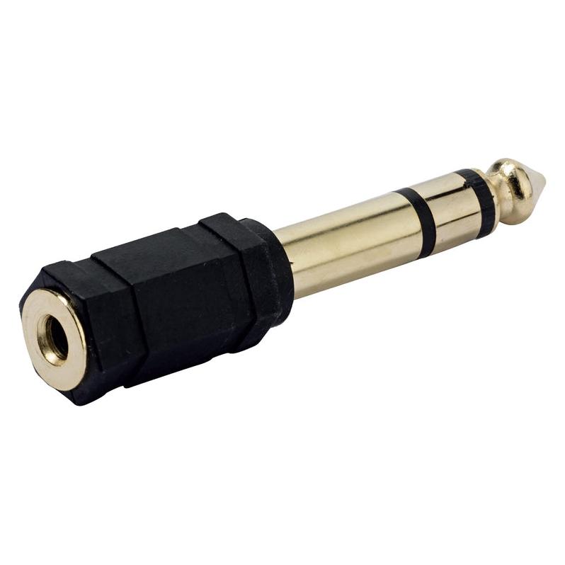 Vivanco Adapter Klinke, Stecker 6,3 mm Buchse 3,5 mm (Klinkenadapter) (VVAJACKAD35F63MG)