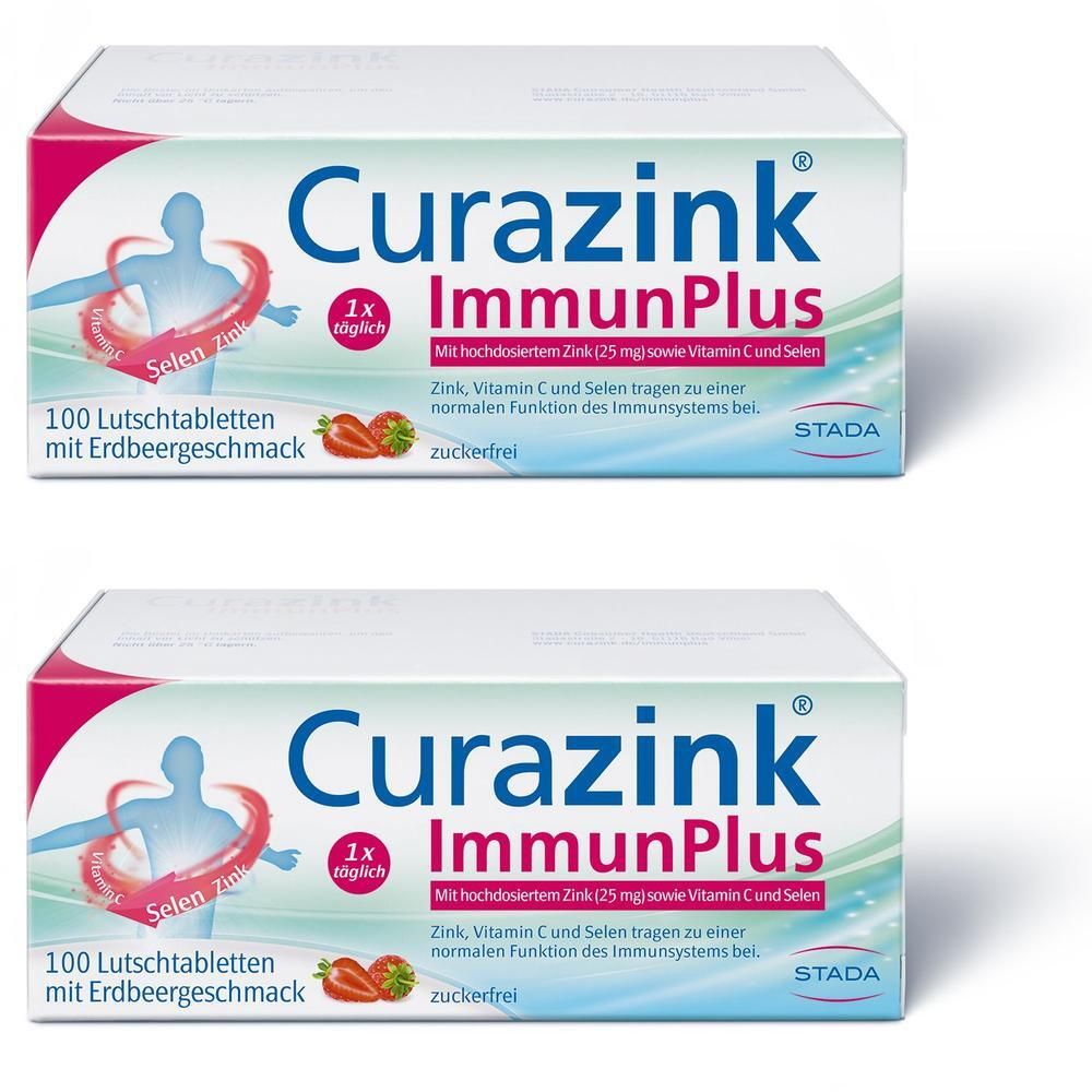 Curazink ImmunPlus Lutschtabletten x2 2x100 St