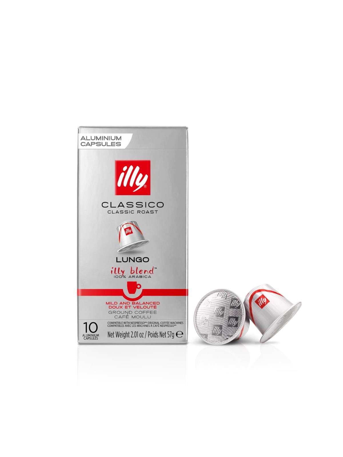 illy Nespresso ground Classic Lungo capsules - 10 pcs