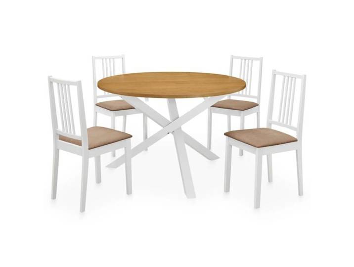 Mobilier de Salle à Manger 5 pcs Mobilier de Repas Ensemble à Dîner Table et Chaises de Salle à Manger Mobilier de 276402