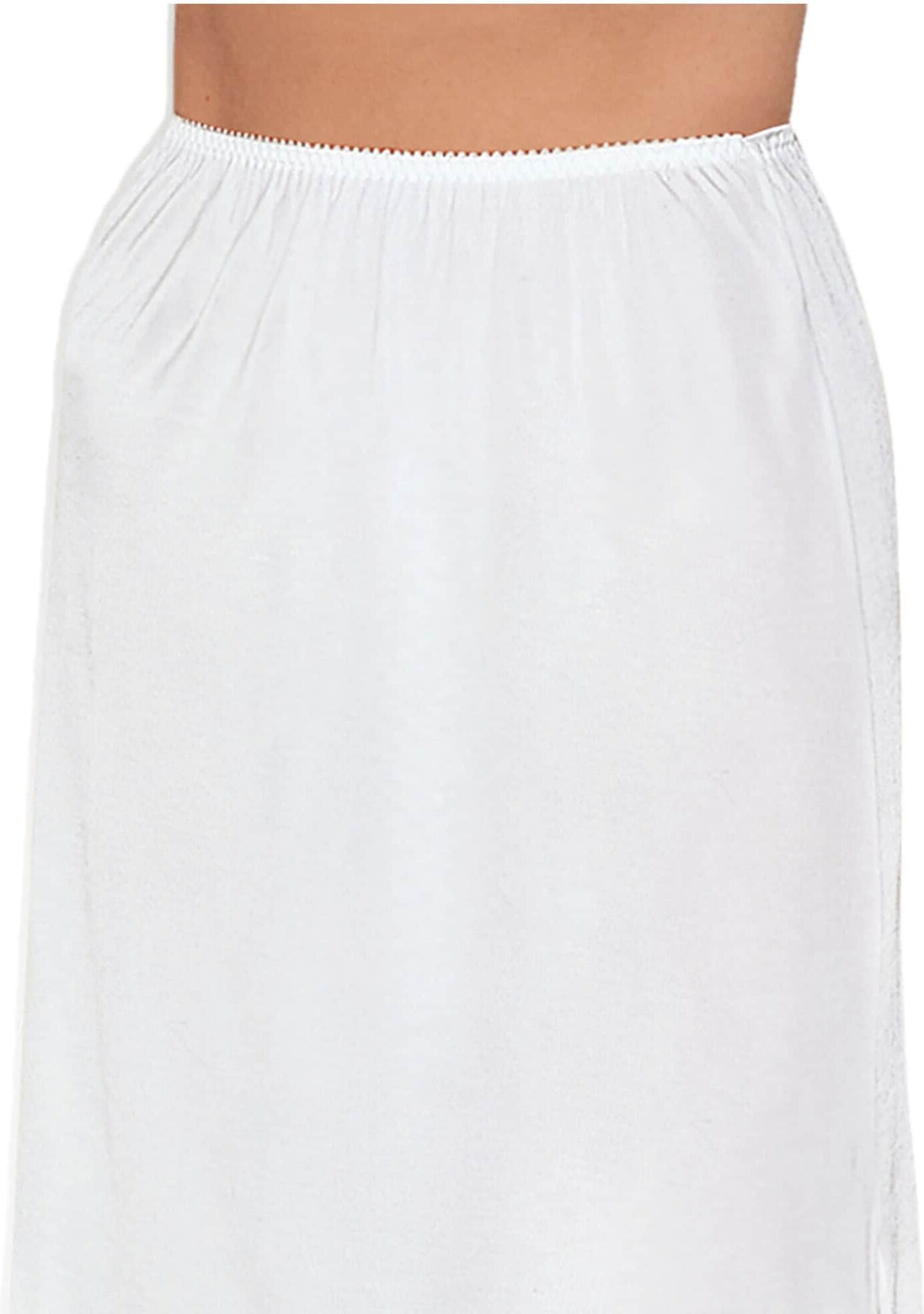 Unterrock NINA VON C. "Halbrock Länge 60 cm Elegance", Damen, Gr. 42, weiß, Obermaterial: 81% Viskose CV. 19% Polyester PES., Röcke Unterrock