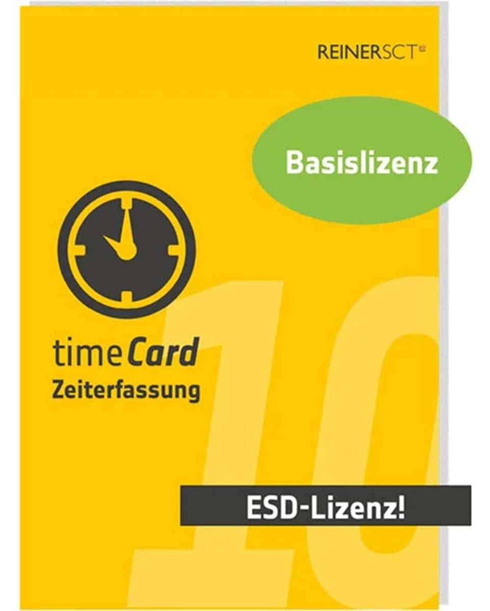 ReinerSCT timeCard 10 Zeiterfassung Basis ohne Laufzeitbesc - Lizenz - Datenauswertungs- und Reporting-Tools