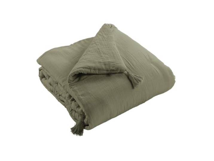 Edredon 150x150 cm Gaze de Coton Romarin