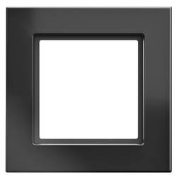 Homematic IP Rahmen kompatibel mit Homematic IP IP Glasrahmen – 1-fach, schwarz 162148A1