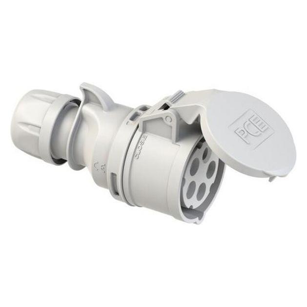 PCE CEE-Kupplung 16A 5p 1h IP44/IP54 SHARK 215-1 (CEE 16/5) (215-1)