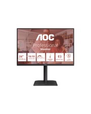 AOC WUXGA Monitor Lautsprecher höhenverstellbar drehbar neigbar 24" DisplayPort HDMI VGA (X24E4U)
