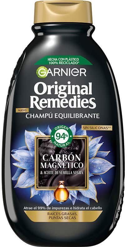 GARNIER Original Remedies Carbón Magnético Champú 250ml