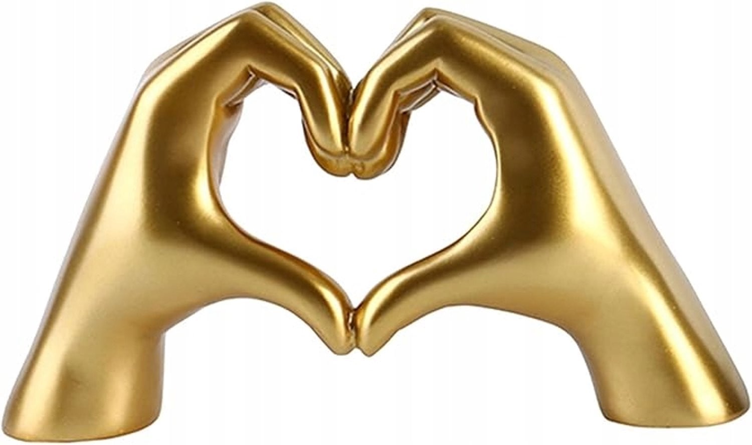 Gouden Hart Handen Decoratie - Stijlvol Woonkamer Accessoire voor op Tafel