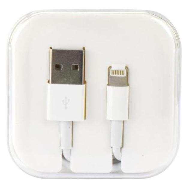 Partner Telecom Kabel OEM Kabel USB A zu Lightning 1A HD4 BOX 1 m weiss (1 m) (37681472)