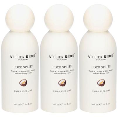 Atelier Rebul Coconut Spritz Body Mist 100ml x3 3x100 ml Spray