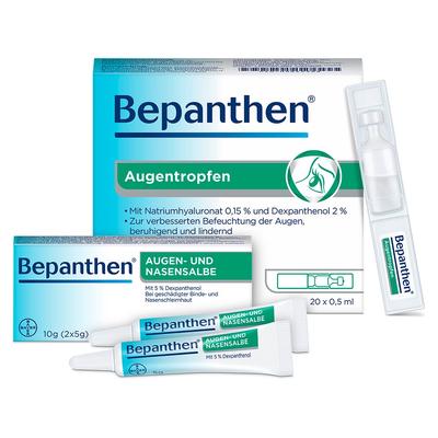 Bepanthen Augentropfen & Augen- und Nasensalbe 1 St Kombipackung