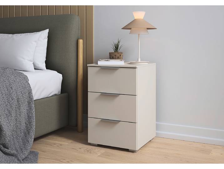 Table de chevet 61cm 1 set Beige/Cachemire Aluminium