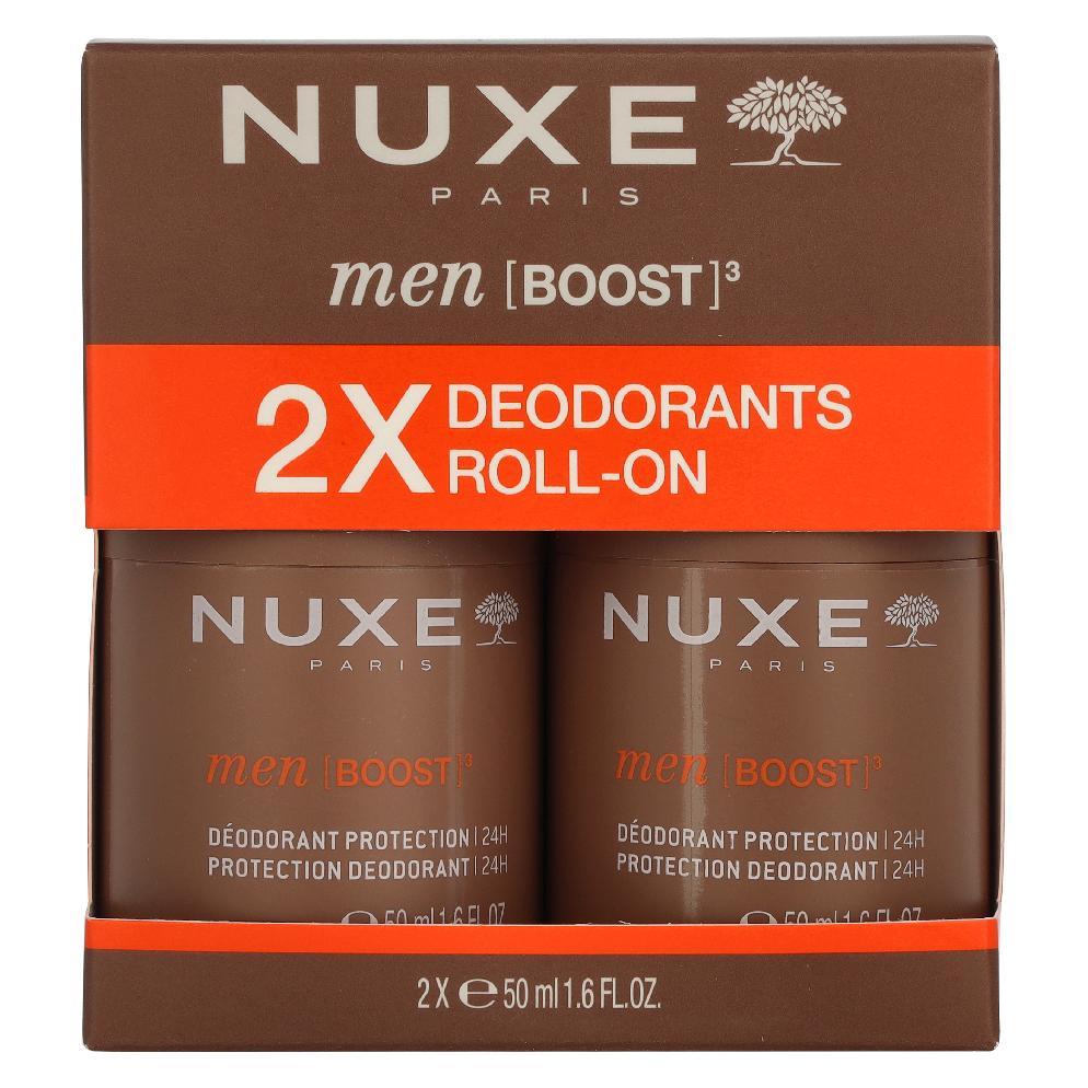 Nuxe Men Boost 3 Duo Deodorant 24H Roll-on 2 Stk (Roll-on, 100 ml) (VN069902)