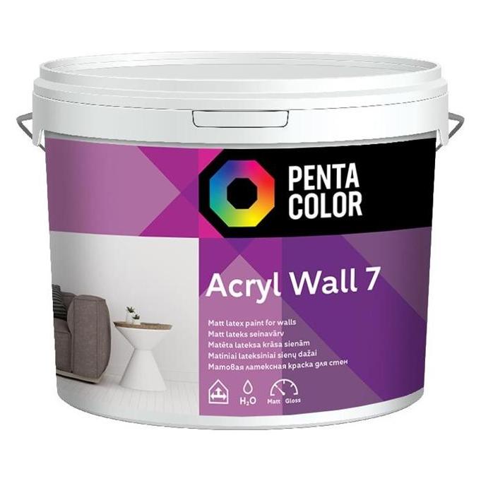 Pentacolor Emulsion Paint Acryl 7 Whi (3000 ml) (36519288)