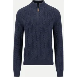Troyer mit Strukturmuster Blau L