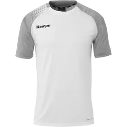 Kempa Ambition 28 Trainingsshirt weiß/dark grau melange M
