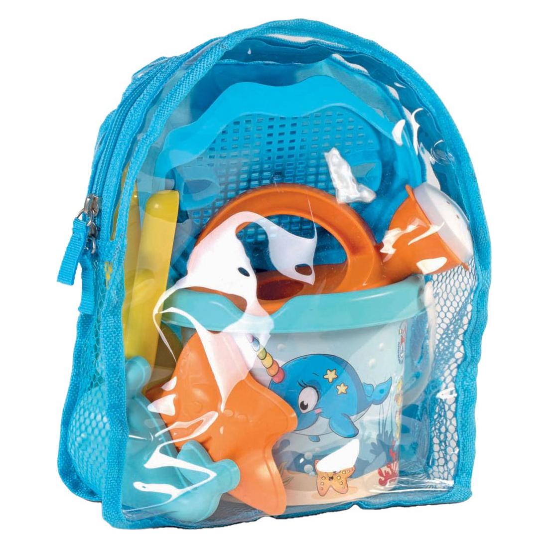 Androni Rucksack mit Strandset Wal, 7-tlg. (54430809)