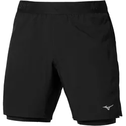 Mizuno Herren Core 7.5" 2in1 Short schwarz
