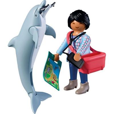 playmobil Animals & Friends Zoo Delfin und Besucherin