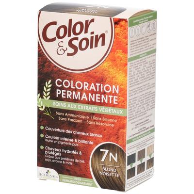 Color & Soin Coloration - permanente aux extraits végétaux. blond noisette n° 7 135 ml Creme
