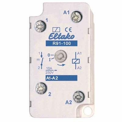 Eltako Installationsrelais, 1,4TE, teilelektronisch, Aufputz, 1S, 230V/AC, 10A, 250V, AC
