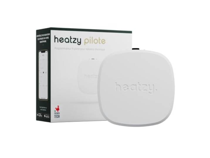 HEATZY - Objet Connecté - Programmateur/Thermostat Connecté et Intelligent Filaire - Pour choisir à distance le mode de chauffe de vos radiateurs