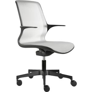 Bisley Bürostuhl Loop, weiß, Netz, belastbar bis 110 kg