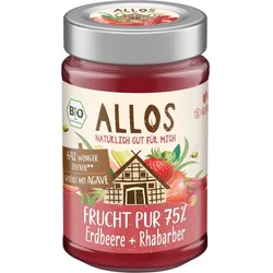 Frucht Pur - 75% Erdbeere + Rhabarber 200g