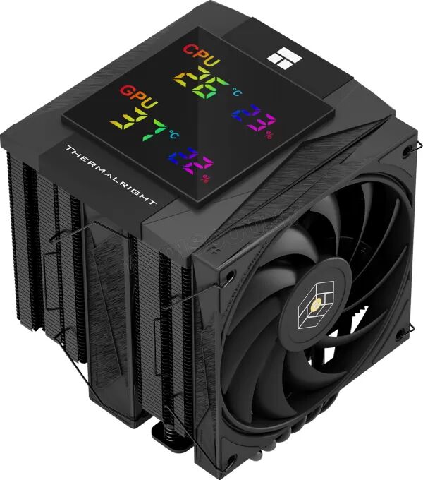 Ventilateur pour processeur Thermalright Royal Knight 120 Digital RGB (Noir)